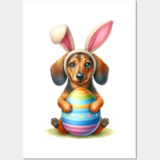 Easter Dachshund Dog Posters and Art